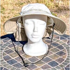 Sunday Afternoons USA Made Large Sun Protection Wide Brim Southwest Band Hat EUC